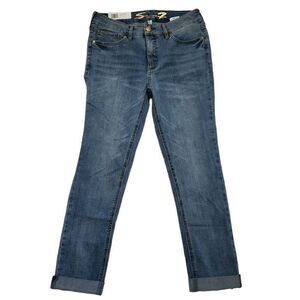 Seven7 Women's Size 4 Weekend Slim Fit Blue Jeans in Rebel